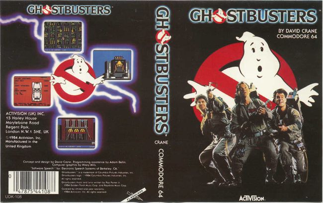 Ghostbusters game shop commodore 64