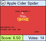 Apple Cider Spider